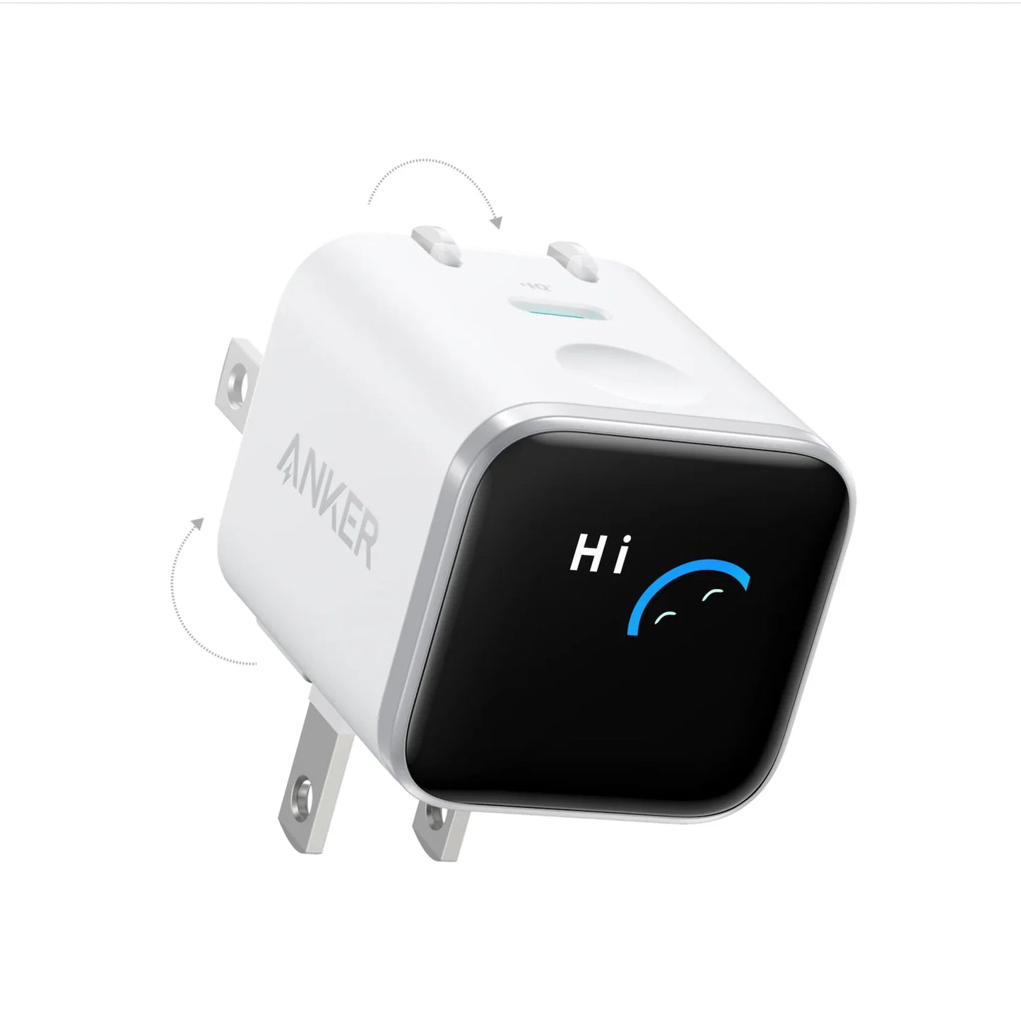 Anker - Nano45W Smart Display 180 Foldable White
