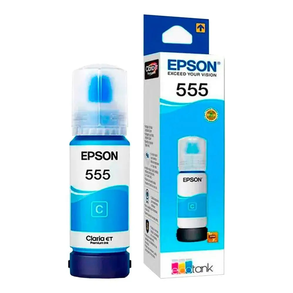 Epson T555 - Cián - original