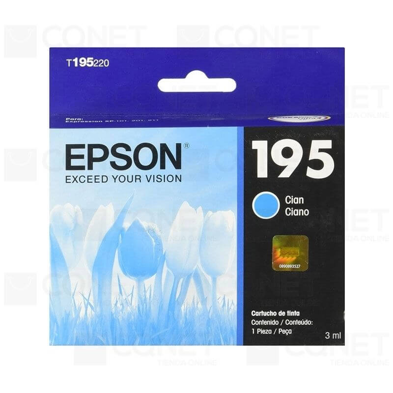 Epson T195 - Cián - original