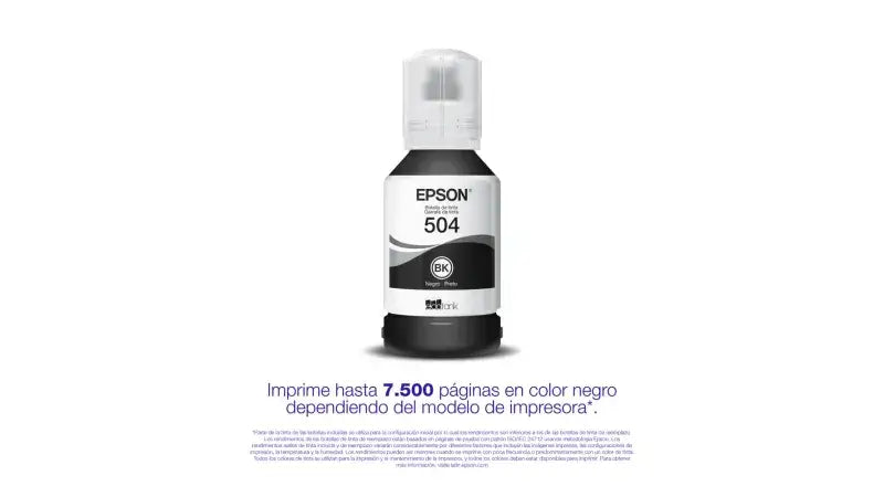 Epson 504 - 127 ml - negro