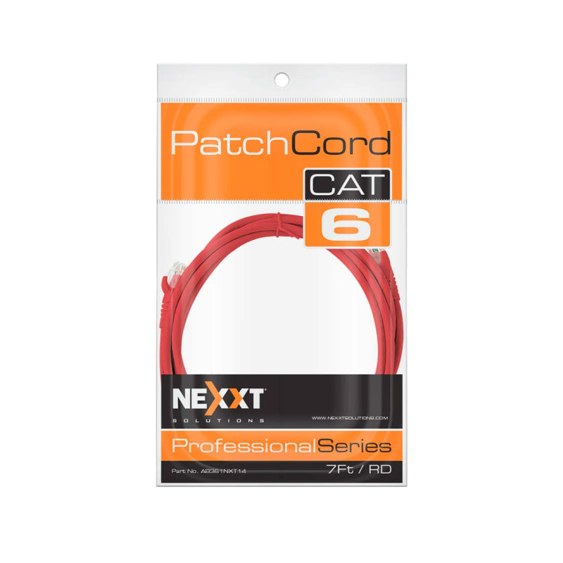 Nexxt Patch Cord Cat6 7Ft. RD