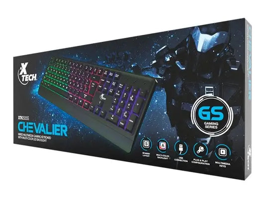 Xtech CHEVALIER XTK-505S - Teclado - Retroiluminado