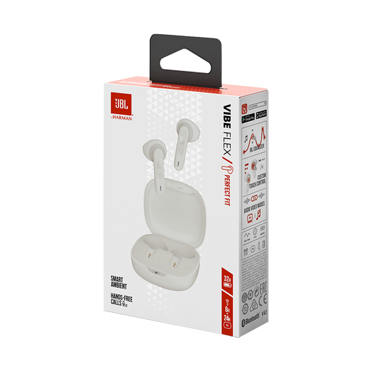 JBL - Auriculares - Vibe Flex 2 TWS Blanco