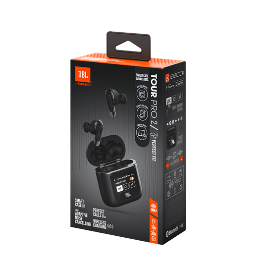 JBL Tour Pro 2 - Auriculares inalámbricos con micro - en oreja