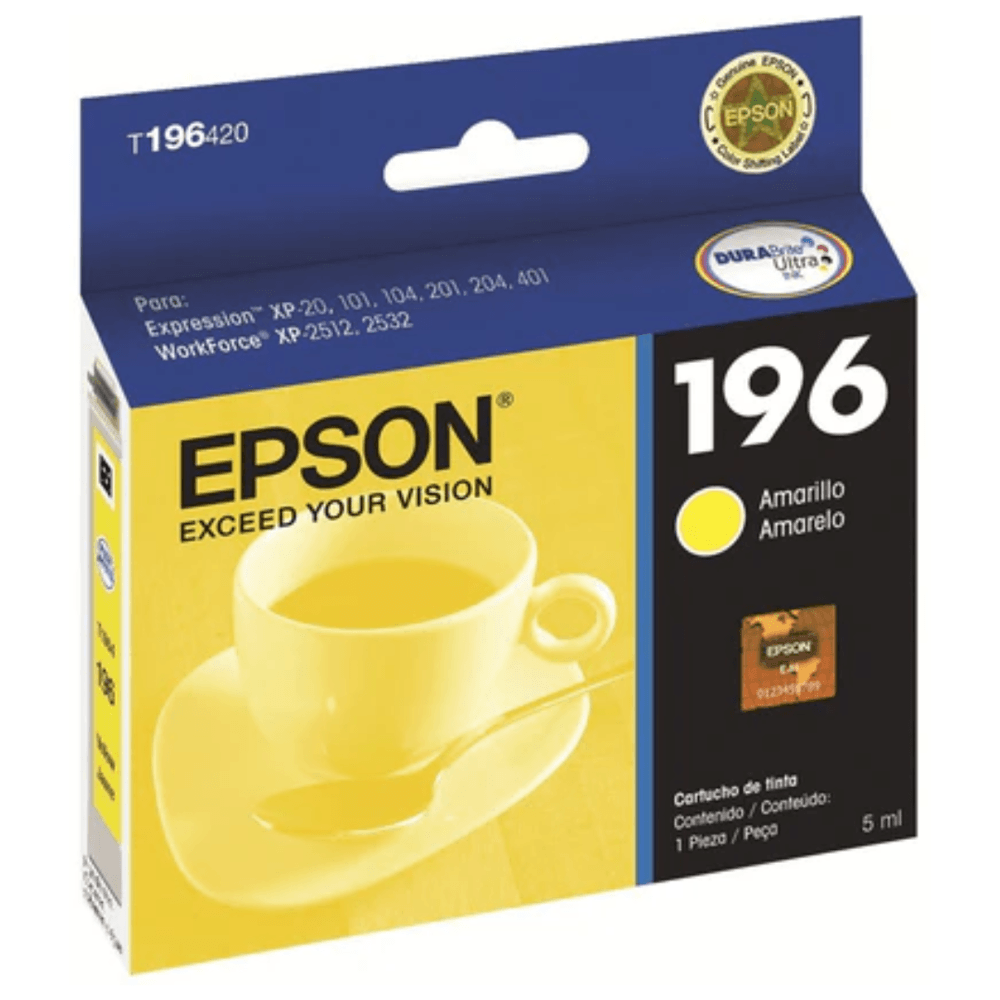 Epson T196 - Amarillo - original