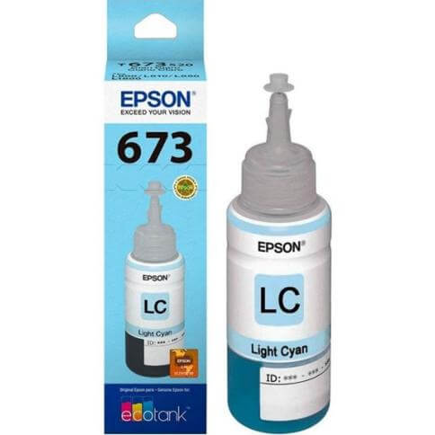 Epson T673 - Cián claro - original