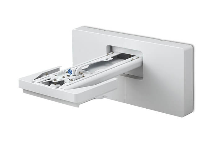 Epson Ultra-Short Throw Wall Mount ELPMB62 - Kit de montaje (placa de pared, brazo extensible telescópico, cubierta de placa de pared, tornillos, unidad de ajuste de 3 ejes con placa de deslizamiento) - para proyector